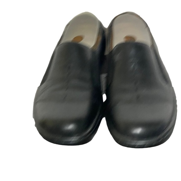 Auditions Black Leather Slip On Loafers Flats Size 6 Wide - Picture 7 of 12